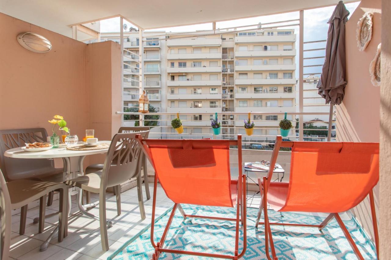 C1 Clemenceau Pool Balcony Bath Ac 2Mins Walk To Sand Beach Apartment Cannes Exterior photo